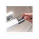 Душевая система из латуни с тропическим душем, термостатом Ganzer GZ12071F белый/хром