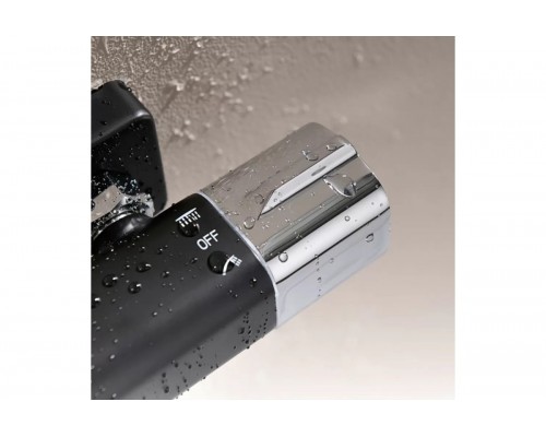 Душевая система с тропическим душем, термостатом Ganzer GZ12071C черный/хром Душевая система с тропическим душем, термостатом Ganzer GZ12071C черный/хром