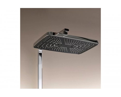 Душевая система с тропическим душем, термостатом Ganzer GZ12071C черный/хром Душевая система с тропическим душем, термостатом Ganzer GZ12071C черный/хром