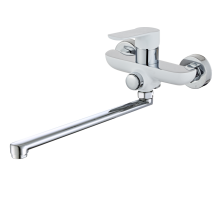 Смеситель для ванны Hansen HL22037-F белый/ хром