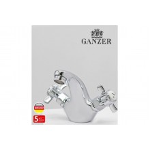 15012 Смеситель двухвент для умывальника "GANZER"