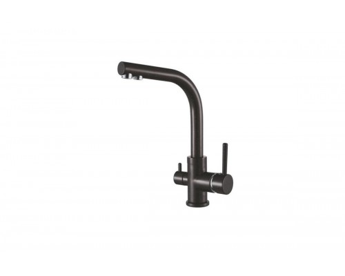 Смеситель для кухни с подключением под фильтр Ganzer GZ16025-C черный