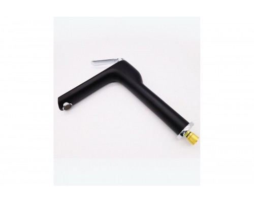 Высокий смеситель для раковины-чаши из латуни Ganzer GZ20012-C черный