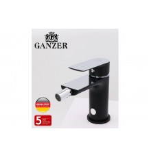 Смеситель Ganzer для биде из латуни GZ21051-C черный/хром