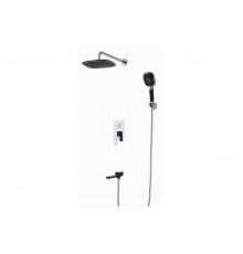 Душевая система скрытого монтажа Ganzer GZ26065-C черный/хром