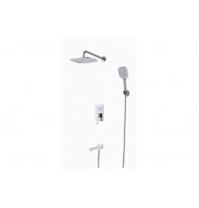 Душевая система скрытого монтажа Ganzer  GZ26065-F белый/хром
