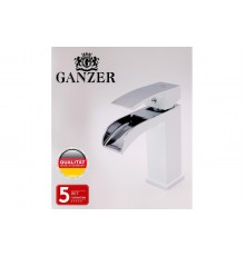 Смеситель для раковины Ganzer GZ44014-F с фиксированным изливом,водопад