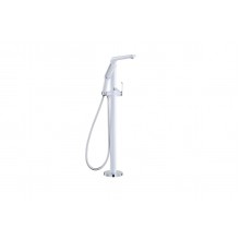 Смеситель напольный для ванны Ganzer GZ52081-F белый/хром