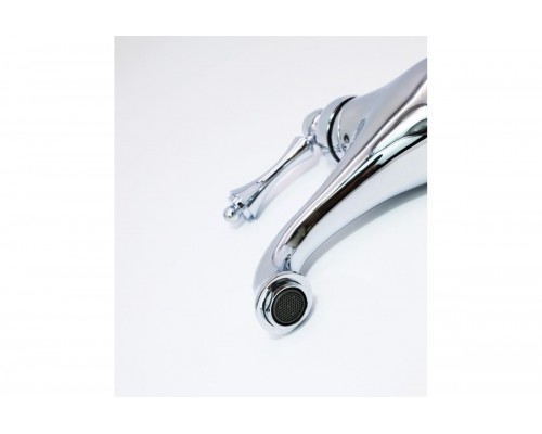 Смеситель для умывальника ретро Ganzer GZ77011 хром