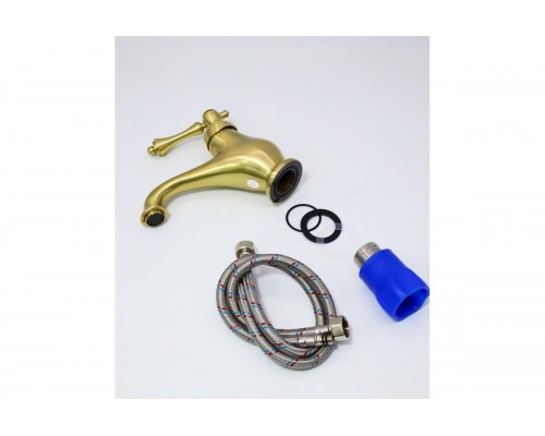 Смеситель для умывальника ретро Ganzer GZ77011-D бронза