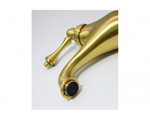 Смеситель для умывальника ретро Ganzer GZ77011-D бронза