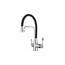 Cмеситель для кухни под фильтр GANZER GZ77025-C черный