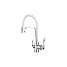 Cмеситель для кухни под фильтр GANZER GZ77025-F белый