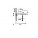 Смеситель для ванны Hansen HL30099-F белый/хром