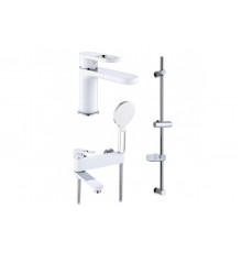 Душевой комплект 3 в 1 Hansen HL90016-F белый/хром