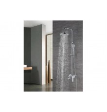 Душевая система с тропическим душем Hansen HL33037-F белый/хром