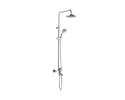 Душевая система из латуни с тропическим душем GZ06061 цвет хром от бренда Ganzer