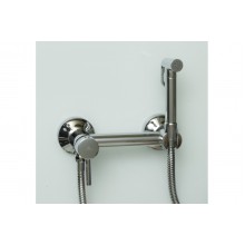 Смеситель для биде с гигиеническим душем Ganzer GZ12202 Set хром