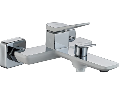 Смеситель для ванны Hansen HL30099-F белый/хром Смеситель для ванны Hansen HL30099-F белый/хром