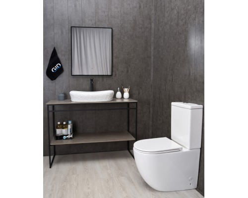 Раковина Gid 777s 51222 накладная белая 60x39x13.5