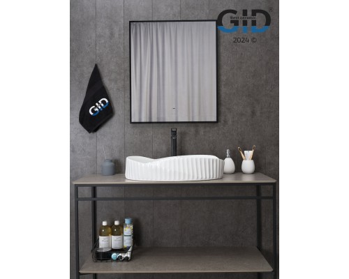 Раковина Gid 888s 51223 накладная белая 60x38.5x13.5