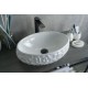 Раковина Gid 9030wf 51187 накладная белая 48x34x15