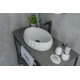 Раковина Gid 9030wf 51187 накладная белая 48x34x15
