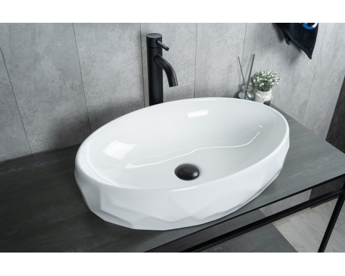 Раковина Gid 9030wx 51241 накладная белая 60x40x15