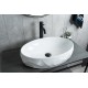 Раковина Gid 9030wx 51241 накладная белая 60x40x15