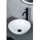 Раковина Gid 9081W 51243 накладная белая 36x36x14