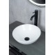 Раковина Gid 9081W 51243 накладная белая 36x36x14