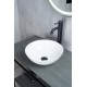 Раковина Gid 9081W 51243 накладная белая 36x36x14