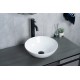 Раковина Gid 9081W 51243 накладная белая 36x36x14