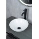 Раковина Gid 9081W 51243 накладная белая 36x36x14