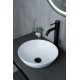 Раковина Gid 9081wm 51244 накладная белая матовая 36x36x14