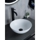 Раковина Gid 9081wm 51244 накладная белая матовая 36x36x14