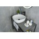 Раковина Gid D1301 51180 накладная белая 42.5x42.5x14.5
