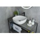 Раковина Gid D1301 51180 накладная белая 42.5x42.5x14.5