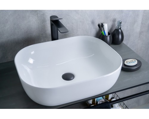 Раковина Gid D1302 51198 накладная белая 50x40x14