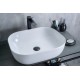 Раковина Gid D1302 51198 накладная белая 50x40x14
