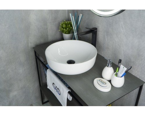 Раковина Gid D1315 51182 накладная белая 41.5x41.5x13.5