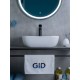 Раковина Gid D1333 51183 накладная белая 46x32.5x13.5