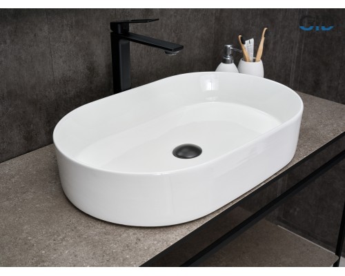 Раковина Gid D1479 51203 накладная белая 61x38.5x12