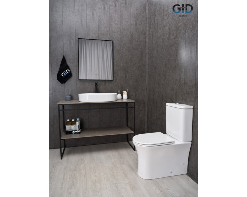 Раковина Gid D1479 51203 накладная белая 61x38.5x12