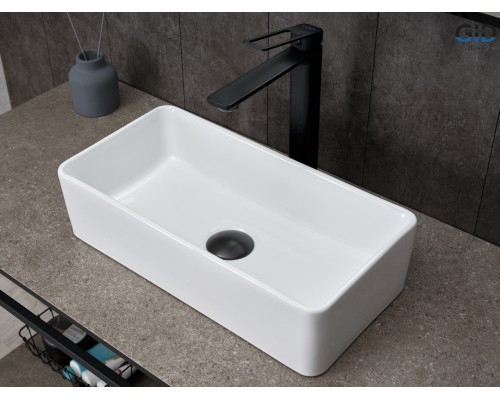 Раковина Gid N1104 51224 накладная белая 46x23x12