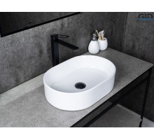 Раковина Gid N1330 51239 накладная белая 46.5x32x12