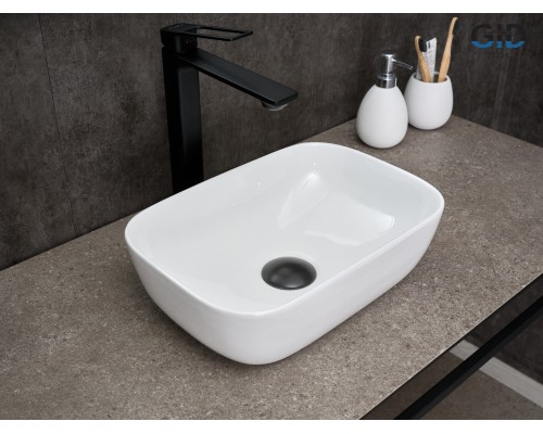 Раковина Gid N1334 51237 накладная белая 36x25x11.5