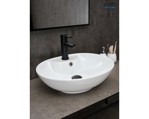 Раковина Gid N9005 51206 накладная белая 51x41x15 Раковина Gid N9005 51206 накладная белая 51x41x15