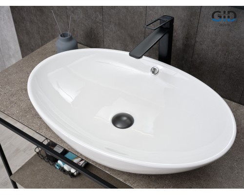 Раковина Gid N9007 51207 накладная белая 63.5x41.5x15