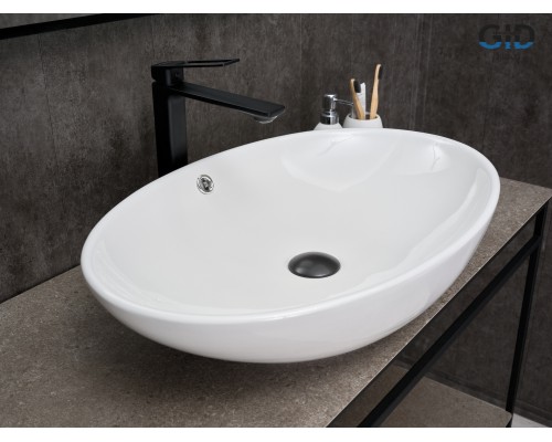 Раковина Gid N9007 51207 накладная белая 63.5x41.5x15